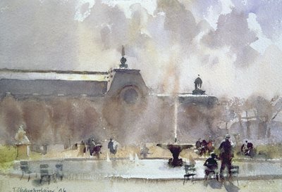 Breezy Day, Tuilleries Gardens by Trevor Chamberlain